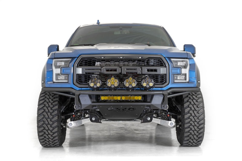 Addictive Desert Designs 17-20 Ford Raptor Pro Bolt-On Front Bumper - Hammer Black