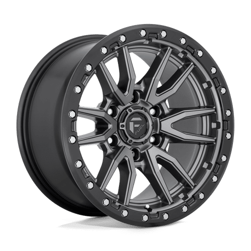 Fuel D680 MATTE GUN METAL BLACK BEAD RING 18x9 5x150 Wheels | Offset: 20 | Backspace: 5.79 | Bore: 110.1