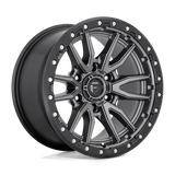Fuel D680 MATTE GUN METAL BLACK BEAD RING 16x8 6x139.7 Wheels | Offset: 1 | Backspace: 4.54 | Bore: 106.1