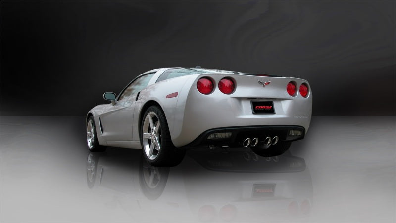 Corsa 07-08 Corvette 2.5in. Sport Series Cat-Back Dual Rear Exit with Twin 3.5in. Polished Tips