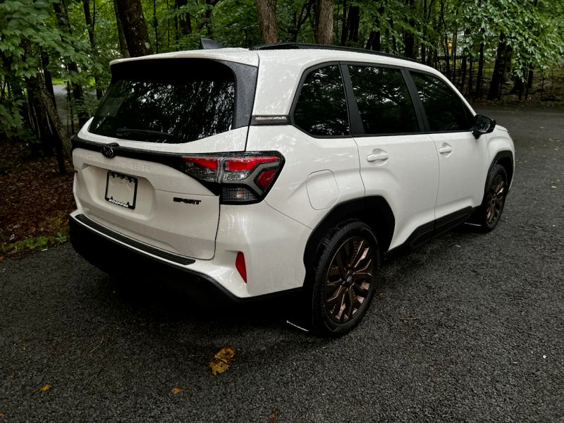 Rally Armor 25-26 Subaru Forester &amp; Hybrid Black UR Mud Flap w/Grey Logo
