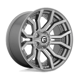 Fuel D713 BRUSHED GUN METAL TINTED CLEAR 20x10 6x135/6x139.7 Wheels | Offset: -18 | Backspace: 4.79 | Bore: 106.1