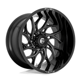 Fuel D741 GLOSS BLACK MILLED 24x11 6x139.7 Wheels | Offset: 0 | Backspace: 6 | Bore: 106.1