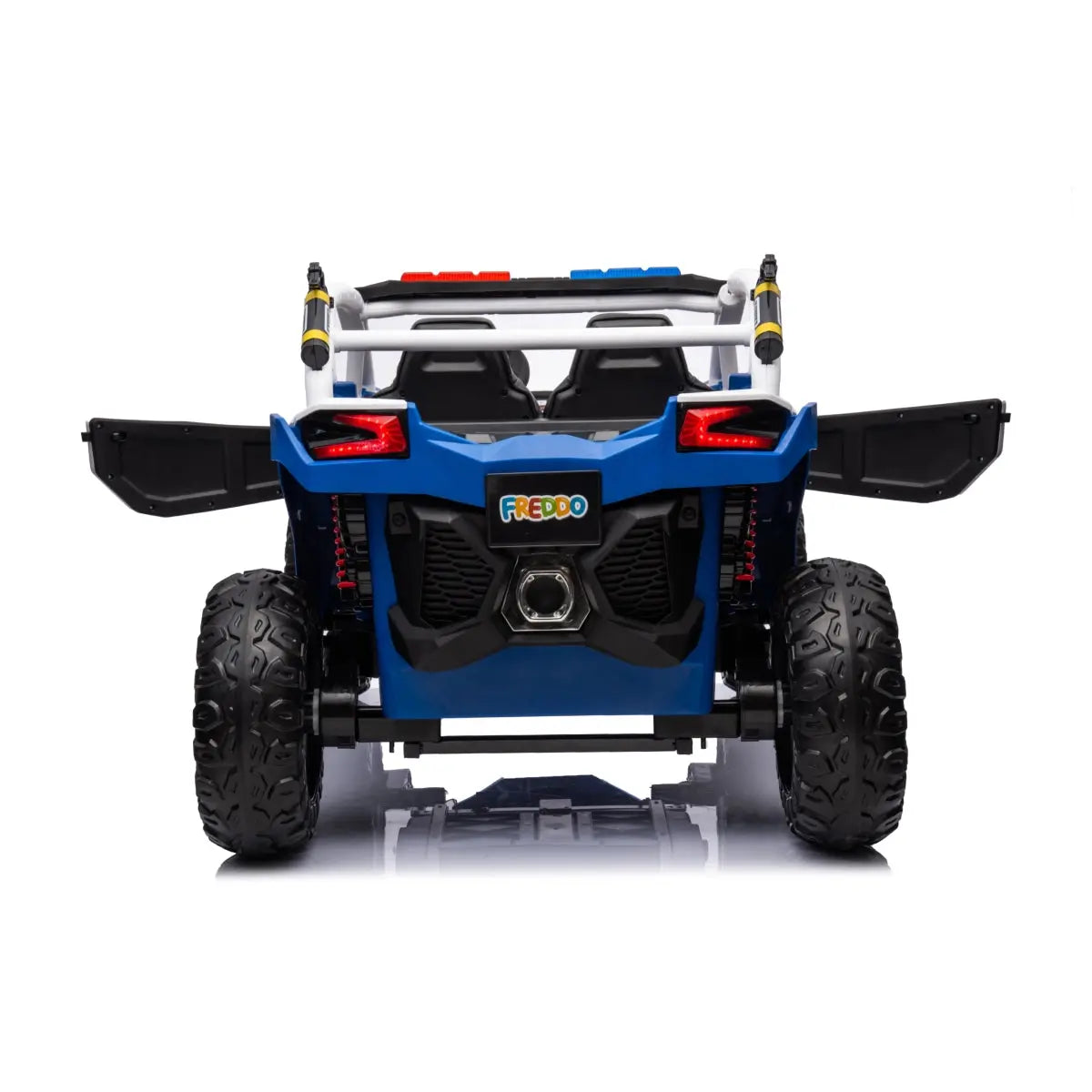 24V 4x4 Freddo Storm Police UTV 2-Seater for Kids with Lights & Sirens for Action-Packed Adventures