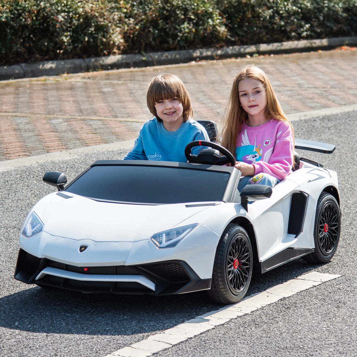 Officially Licensed Lamborghini Aventador 24V 2-Seater Ride-On