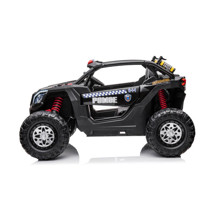 24V 4x4 Freddo Storm Police UTV 2-Seater for Kids with Lights & Sirens for Action-Packed Adventures