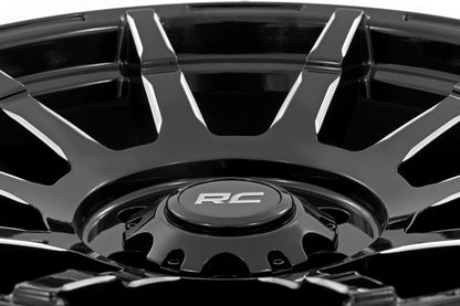 Rough Country 83 Series Wheel | One-Piece | Gloss Black | 17x9 | 6x5.5 | +0mm