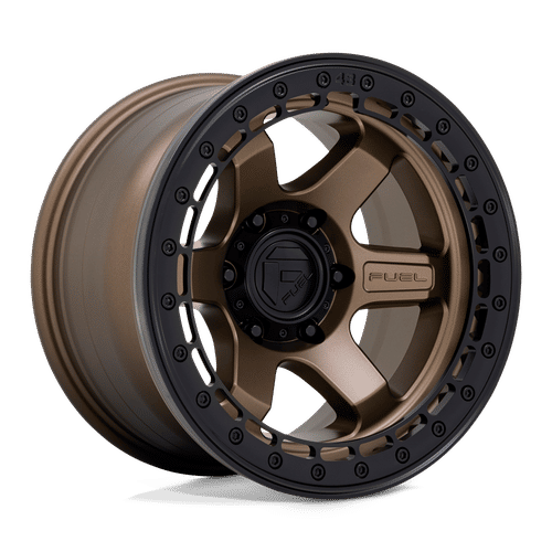 Fuel D124 MATTE BRONZE WITH MATTE BLACK RING 17x9 6x135 Wheels | Offset: -15 | Backspace: 4.41 | Bore: 87.1