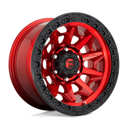 Fuel D695 CANDY RED BLACK BEAD RING 17x9 6x139.7 Wheels | Offset: -12 | Backspace: 4.53 | Bore: 106.1