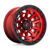 Fuel D695 CANDY RED BLACK BEAD RING 17x9 6x139.7 Wheels | Offset: -12 | Backspace: 4.53 | Bore: 106.1