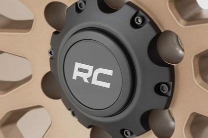 Rough Country 87 Series Wheel | Simulated Beadlock | Bronze/Black | 17x8.5 | 5x4.5 | +0mm