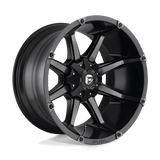 Fuel D556 MATTE BLACK DOUBLE DARK TINT 22x12 6x135/6x139.7 Wheels | Offset: -44 | Backspace: 4.77 | Bore: 106.1