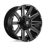 Fuel D616 MATTE BLACK MILLED 20x9 8x165.1 Wheels | Offset: 20 | Backspace: 5.79 | Bore: 125.1