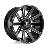 Fuel D615 GLOSS BLACK MILLED 22x10 6x135/6x139.7 Wheels | Offset: -19 | Backspace: 4.75 | Bore: 106.1