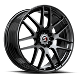 SPEC-1 RACING SP-65 Gloss Black 17x8 5x110/5x114.3 Wheels | Offset: 42 | Backspace: nan | Bore: nan