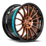 Sentali Barrel Forged SB2 Gloss Black Lip / Gloss Bronze Centre 20x9 5x115 Wheels | Offset: 15 | Backspace: 5.5 | Bore: 71.6