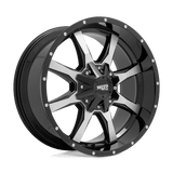 Moto Metal MO970 GLOSS BLACK MACHINED FACE 20x12 6x135/6x139.7 Wheels | Offset: -44 | Backspace: 4.77 | Bore: 106.1