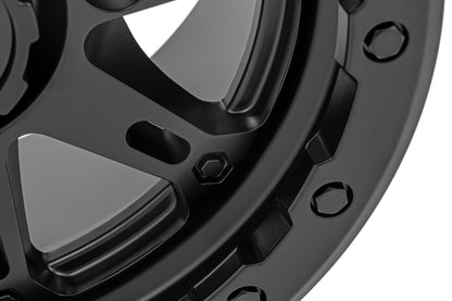 Rough Country 94 Series Wheel | UTV | Matte Black | 14x7 | 4x156 | +10mm