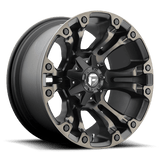 Fuel D569 MATTE BLACK DOUBLE DARK TINT 17x9 6x139.7 Wheels | Offset: 20 | Backspace: 5.79 | Bore: 106.1