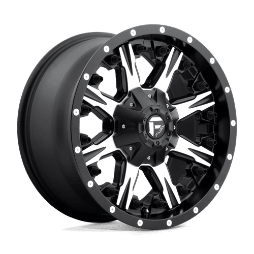 Fuel D541 MATTE BLACK MACHINED 20x10 8x180 Wheels | Offset: -12 | Backspace: 5.03 | Bore: 125.1