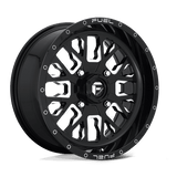 Fuel D611 GLOSS BLACK MILLED 18x7 4x137 Wheels | Offset: 13 | Backspace: 4.51 | Bore: 110.1
