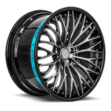 Sentali Barrel Forged SB1 Gloss Black Lip / Matte Gunmetal Centre 20x9 5x114.3 Wheels | Offset: 25 | Backspace: 6 | Bore: 73.1