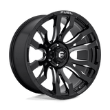 Fuel D673 GLOSS BLACK MILLED 20x9 8x170 Wheels | Offset: 1 | Backspace: 5.04 | Bore: 125.1