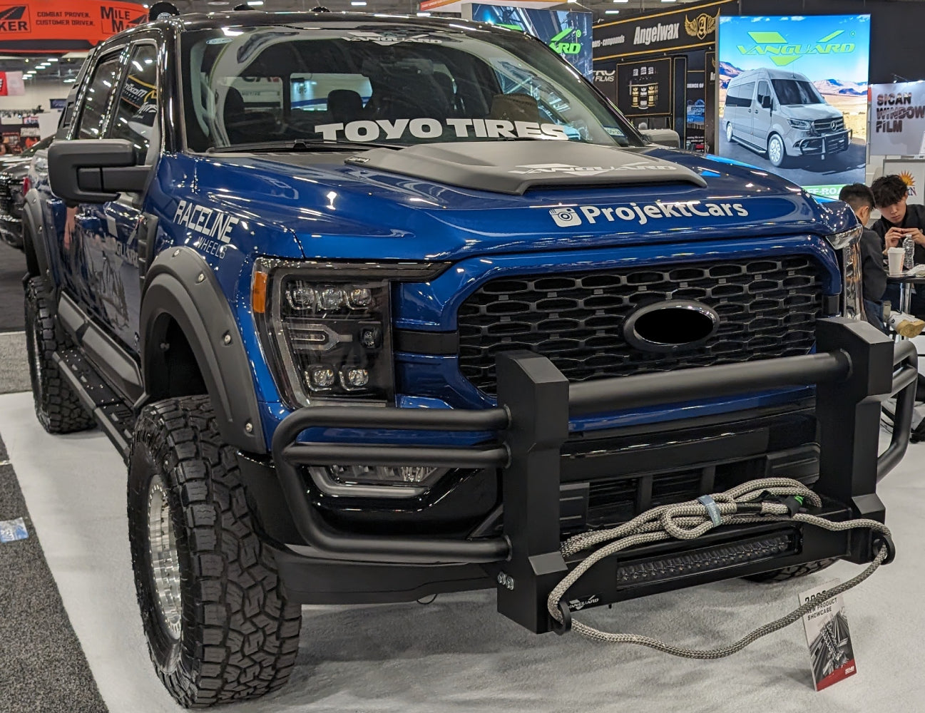 Vanguard Black Powdercoat Front Guards Front Runners Bumper Guard for 2019-2025 chevrolet silverado 1500