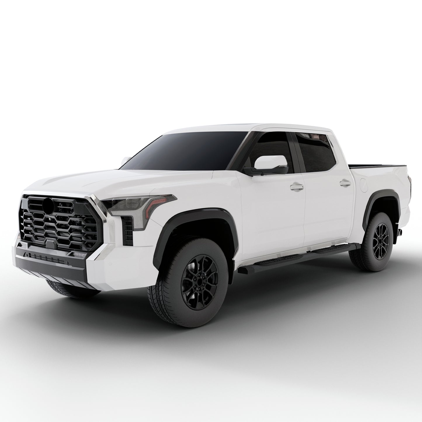 Vanguard Black Powdercoat Side Steps & Running Boards Running Boards Running Board for 2022-2025 toyota tundra