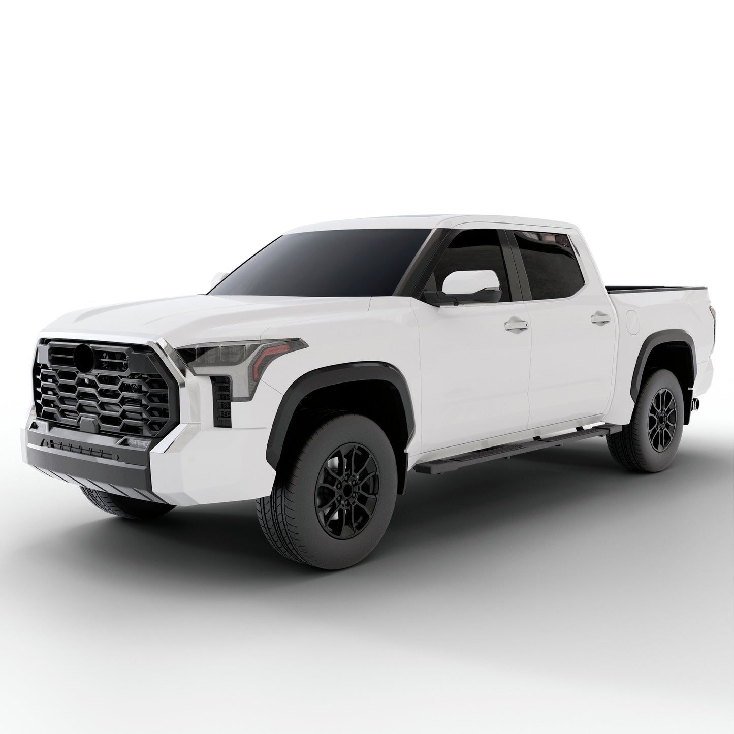 Vanguard Black Powdercoat Side Steps & Running Boards Running Boards Running Board for 2022-2025 toyota tundra