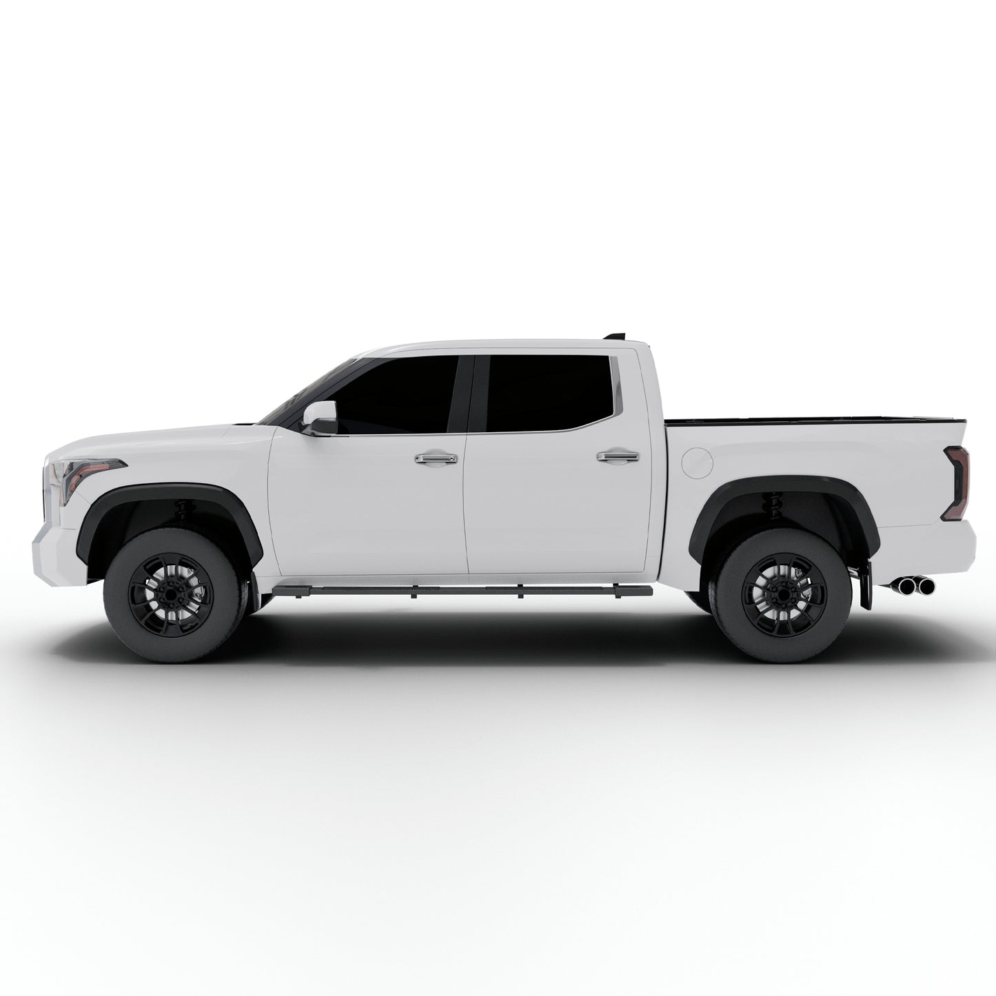 Vanguard Black Powdercoat Side Steps & Running Boards Running Boards Running Board for 2022-2025 toyota tundra