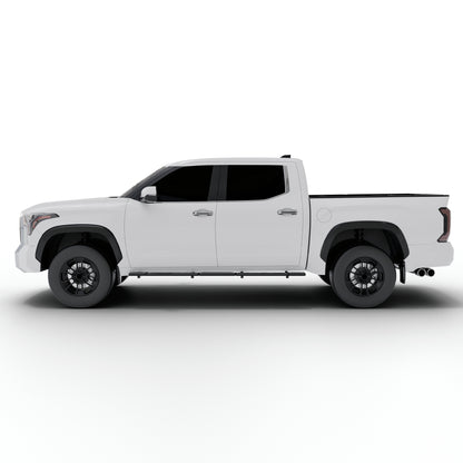 Vanguard Black Powdercoat Side Steps & Running Boards Side Steps Running Board for 2022-2025 toyota tundra