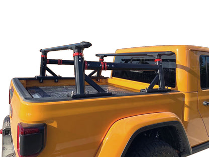 Vanguard Black Powdercoat Roll Bars & Truck Bed Accessories Bed Racks Truck Bed Rack for 2019-2024 ford ranger