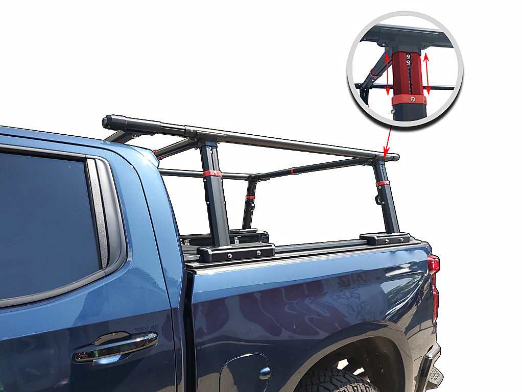 Vanguard Black Powdercoat Roll Bars & Truck Bed Accessories Bed Racks Truck Bed Rack for 2004-2011 ford ranger
