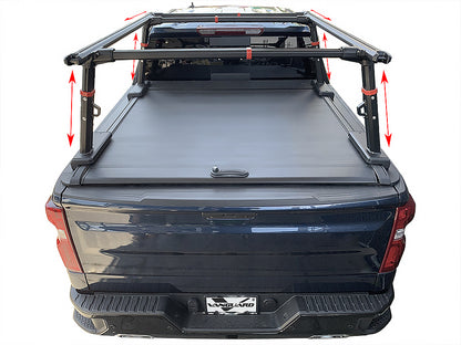 Vanguard Black Powdercoat Roll Bars & Truck Bed Accessories Bed Racks Truck Bed Rack for 2004-2011 ford ranger
