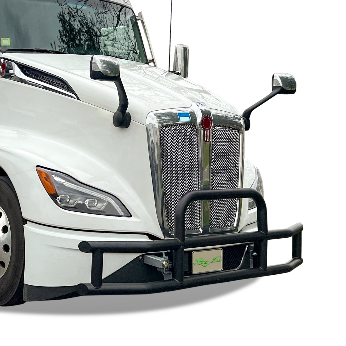 Vanguard Black Powdercoat Front Guards Brush Guards Bumper Guard for 2022-2024 kenworth t680