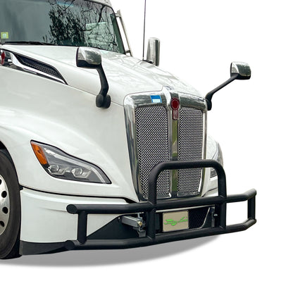 Vanguard Black Powdercoat Front Guards Brush Guards Bumper Guard for 2022-2024 peterbilt 579
