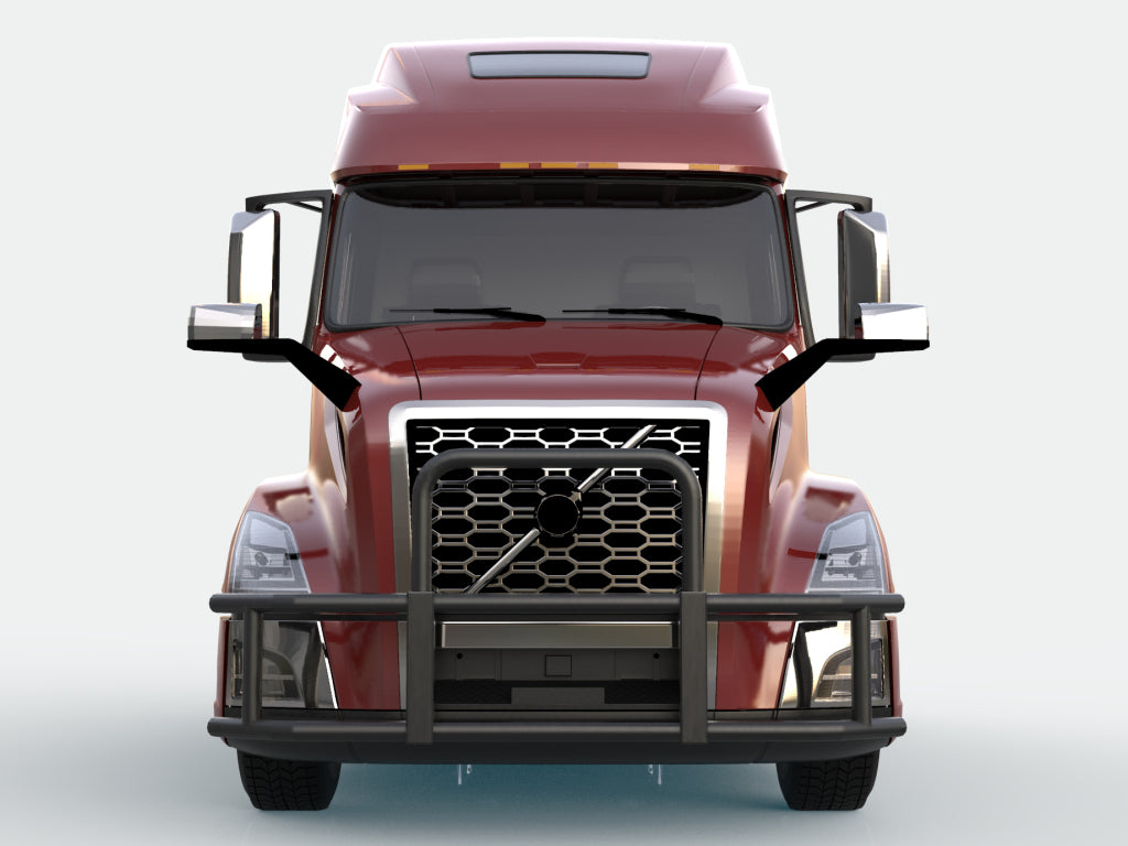 Vanguard Black Powdercoat Front Guards Brush Guards Bumper Guard for 2018-2024 freightliner cascadia
