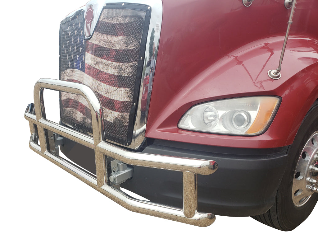 Vanguard Polished Chrome Front Guards Brush Guards Bumper Guard for 2008-2020 international prostar nan