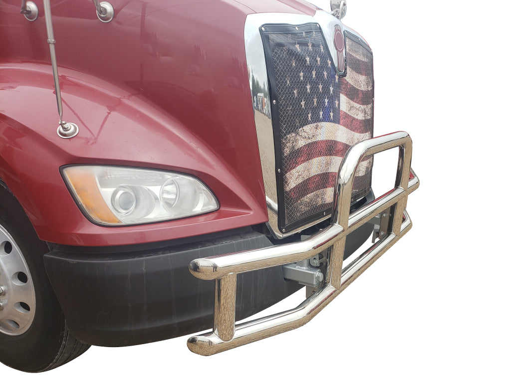 Vanguard Polished Chrome Front Guards Brush Guards Bumper Guard for 2008-2020 international prostar nan