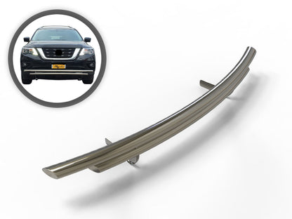 Vanguard Stainless Steel Front Guards Bull Bars Bumper Guard for 2013-2013 infiniti jx35 nan