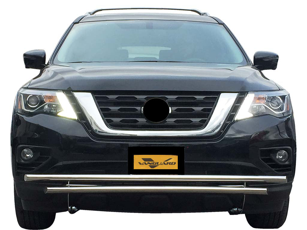 Vanguard Stainless Steel Front Guards Bull Bars Bumper Guard for 2013-2013 infiniti jx35 nan