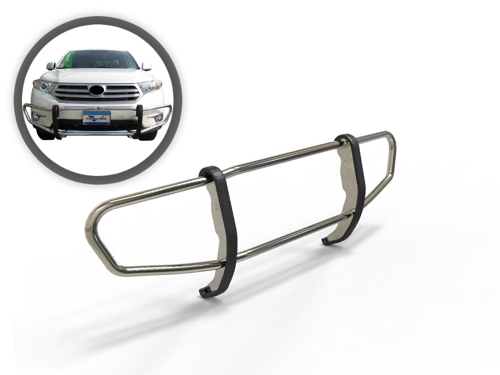Vanguard Stainless Steel Front Guards Front Runners Bumper Guard for 2011-2013 toyota highlander nan