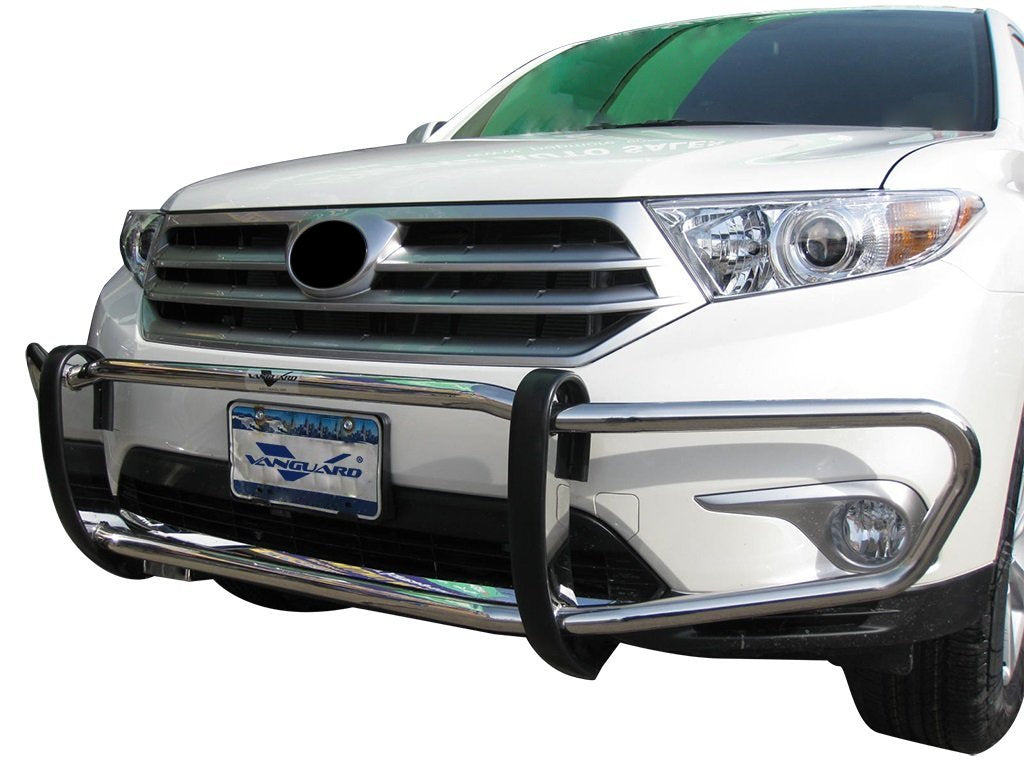 Vanguard Stainless Steel Front Guards Front Runners Bumper Guard for 2011-2013 toyota highlander nan