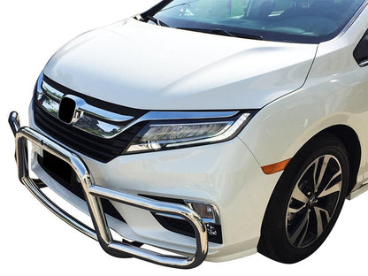 Vanguard Stainless Steel Front Guards Front Runners Bumper Guard for 2018-2024 honda odyssey nan
