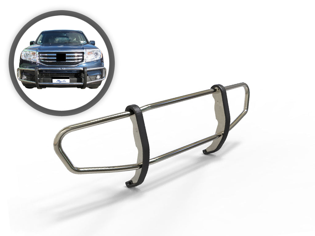 Vanguard Stainless Steel Front Guards Front Runners Bumper Guard for 2009-2015 honda pilot nan