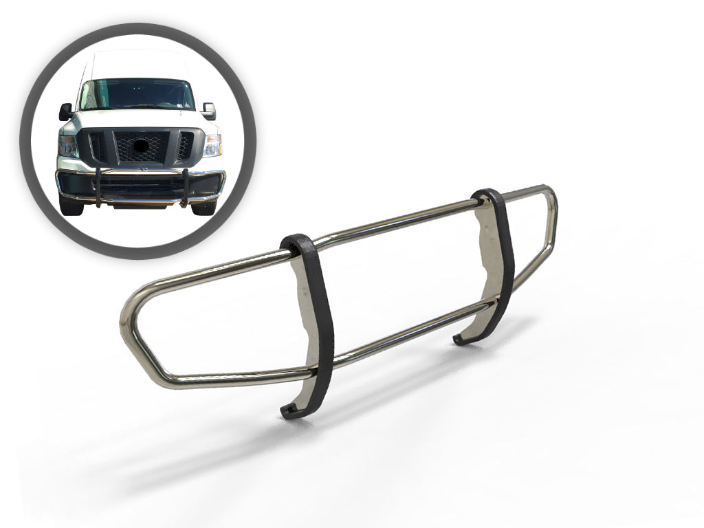 Vanguard Stainless Steel Front Guards Front Runners Bumper Guard for 2012-2021 nissan nv1500 nan