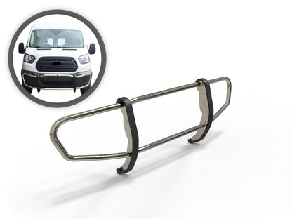 Vanguard Stainless Steel Front Guards Front Runners Bumper Guard for 2015-2024 ford transit-150 nan