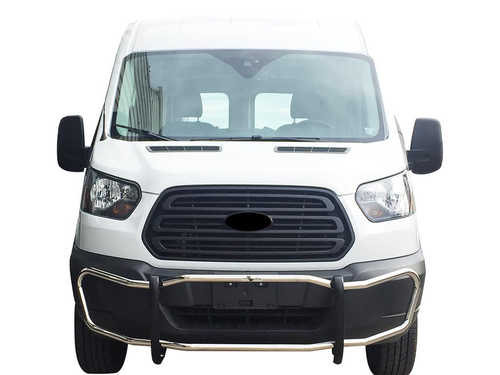 Vanguard Stainless Steel Front Guards Front Runners Bumper Guard for 2015-2024 ford transit-350 nan