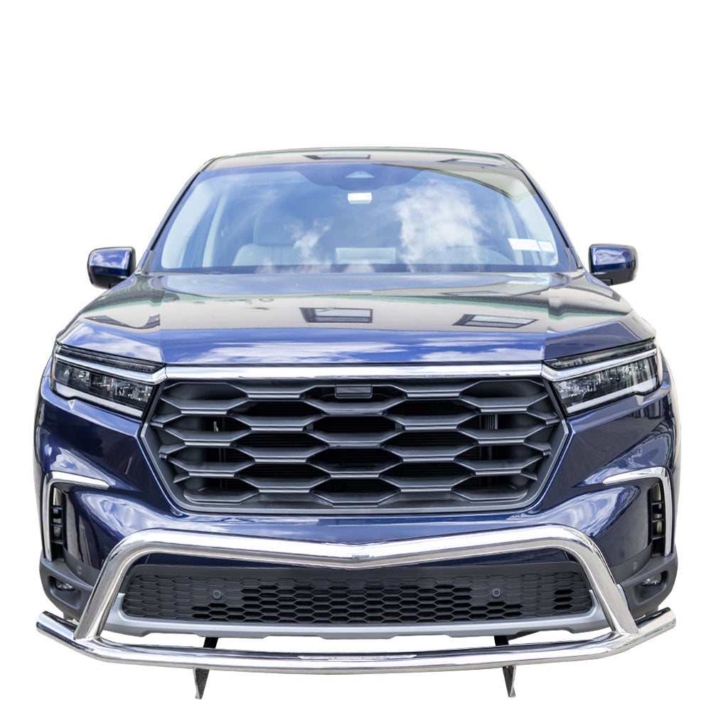 Vanguard Stainless Steel Front Guards Front Runners Bumper Guard for 2023-2024 honda pilot